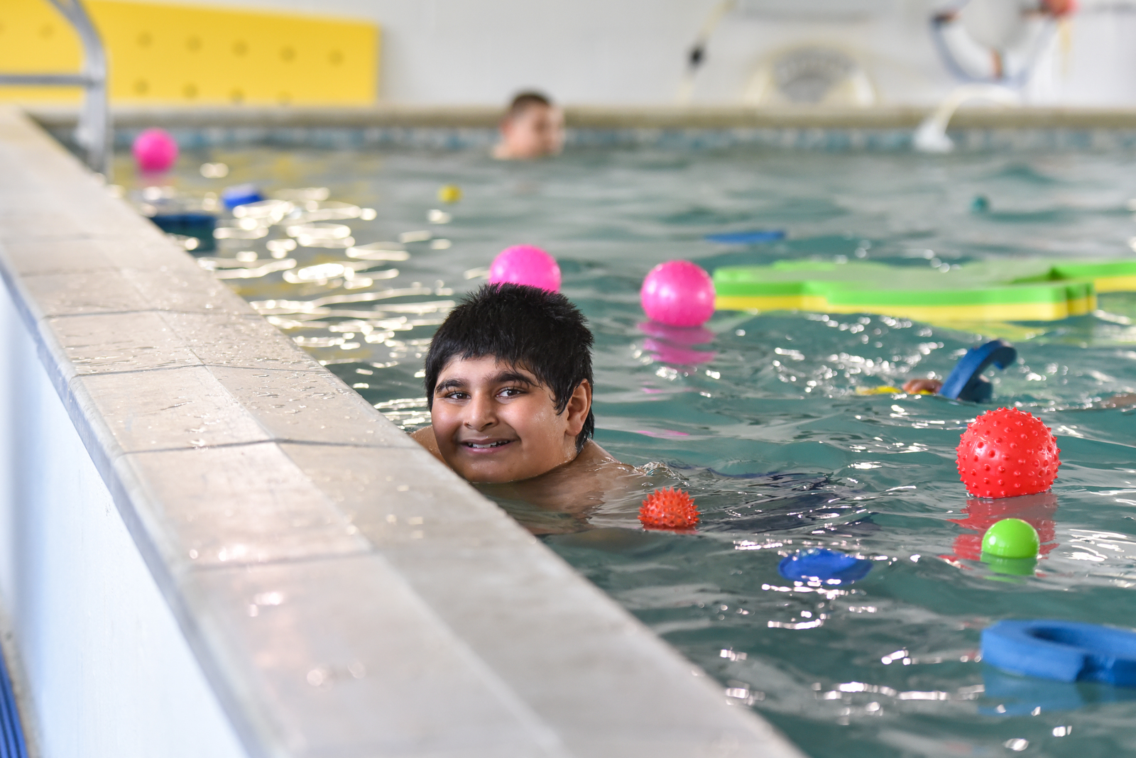 pupils in the pool